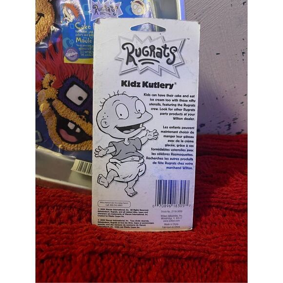 1998 Rugrats Wilton Cake Pan Nickelodeon Birthday Party Retired Bonus Kids Kutle - Picture 3 of 3